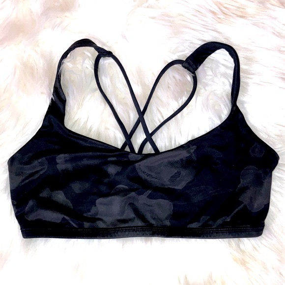 LULULEMON Camo Strappy Sports Bra Top 6 - Picture 4 of 10